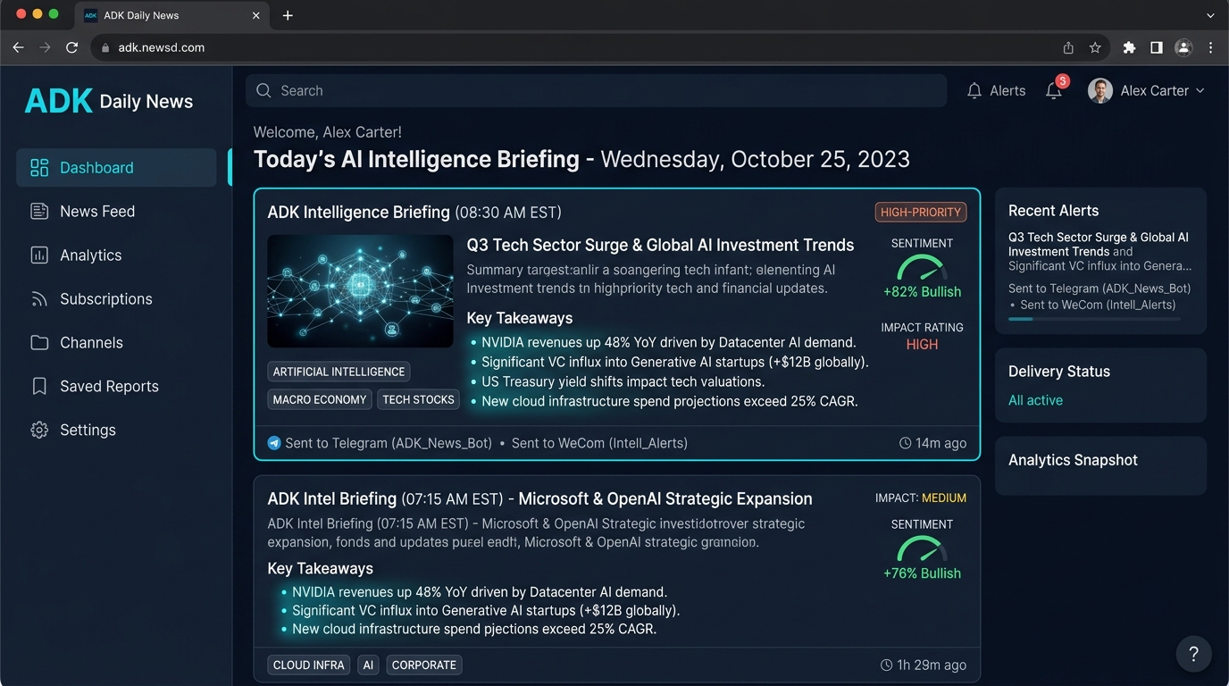 ADK Daily News Reader Screenshot